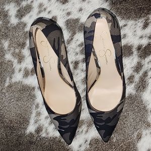 Jessica Simpson Camouflage Heels